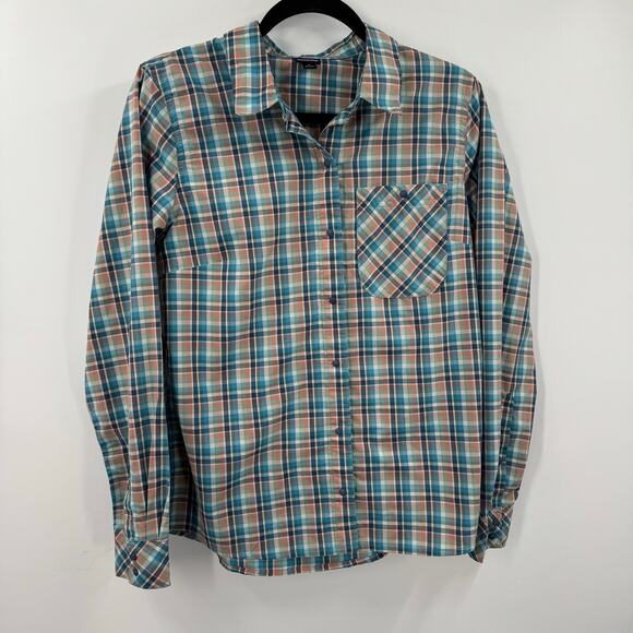 Patagonia plaid snap button down shirt - Picture 1 of 5